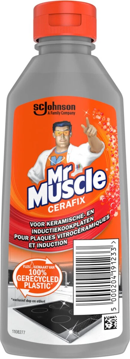 Mr. Muscle - Cera-Fix Voor Keramische - Halogeen En Inductie Kookplaten - Kookplaatreiniger - 2 X 200 Ml 2 Mr. Muscle - Cera-Fix Voor Keramische - Halogeen En Inductie Kookplaten - Kookplaatreiniger - 2 X 200 Ml - Afbeelding 2