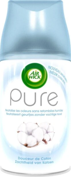 Air Wick Freshmatic Automatische Spray Luchtverfrisser - Pure Zachtheid Van Katoen Navulling - 3 Stuks - Voordeelverpakking -Levensproducten 484x1200 5