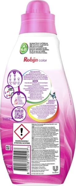 Robijn Klein & Krachtig Classics Color Pink Sensation Vloeibaar Wasmiddel - 8 X 19 Wasbeurten - Voordeelverpakking 10 Robijn Klein & Krachtig Classics Color Pink Sensation Vloeibaar Wasmiddel - 8 X 19 Wasbeurten - Voordeelverpakking -Levensproducten 494x1200 3