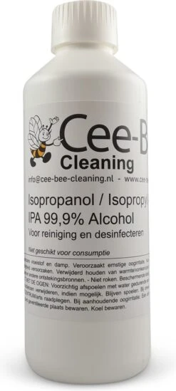 Cee-Bee Isopropanol | Isopropyl | IPA 99.9% Alcohol | 1000 Ml | 3 Flessen á 1 Liter | 3 Liter -Levensproducten 540x1200