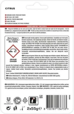 Glorix Power 5 Toiletblokken - Citroen - 7 X 2 Stuks - Voordeelverpakking 22 Glorix Power 5 Toiletblokken - Citroen - 7 X 2 Stuks - Voordeelverpakking -Levensproducten 774x1200