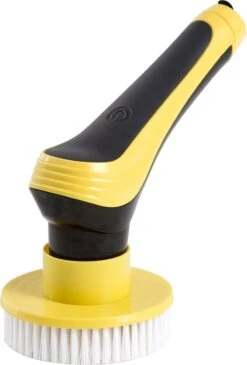 Trendosa Elektrische Schoonmaakborstel - Elektrische Schrobborstel - Poetsmachine - Handborstel - Scrubber- De Badkamer/Keuken/Auto- 10 Opzetstukken Geel -Levensproducten 813x1200 1