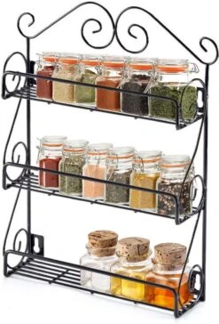 KitchenBrothers Kruidenrek - Staand En Ophangbaar - Voor 21 Potjes - 3 Laags - Metaal 11 KitchenBrothers Kruidenrek - Staand En Ophangbaar - Voor 21 Potjes - 3 Laags - Metaal -Levensproducten 814x1200 2