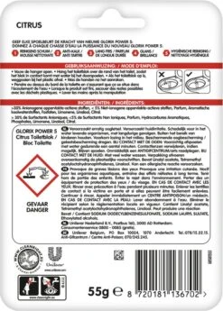 Glorix Power 5 Toiletblokken - Citroen - 7 X 2 Stuks - Voordeelverpakking 25 Glorix Power 5 Toiletblokken - Citroen - 7 X 2 Stuks - Voordeelverpakking -Levensproducten 860x1200 1