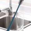 Afwasborstel Voor Lange Glazen Siliconen/ Flessenborstel / Siliconen Borstel Beker Glazen Vaas/ Baby Flessenborstel / Duurzame Afwasborstel / Afwasborstel Voor Lange Glazen / Reinigingsborstel / Siliconen Afwasborstel/ Fles Borstel