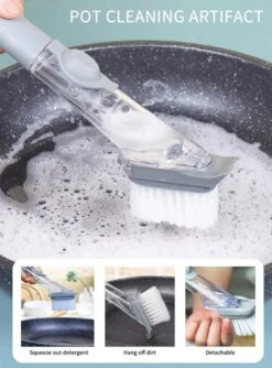 OXO Good Grips Afwasborstel Met Zeepdispenser -Levensproducten 887x1200