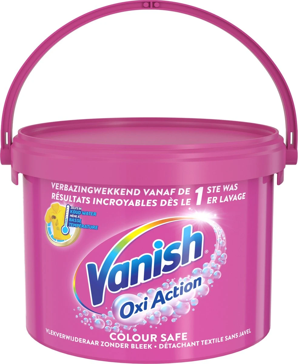 Vanish Oxi Action Poeder - Vlekverwijderaar Voor Gekleurde Was - 2,7 Kg 1 Vanish Oxi Action Poeder - Vlekverwijderaar Voor Gekleurde Was - 2,7 Kg
